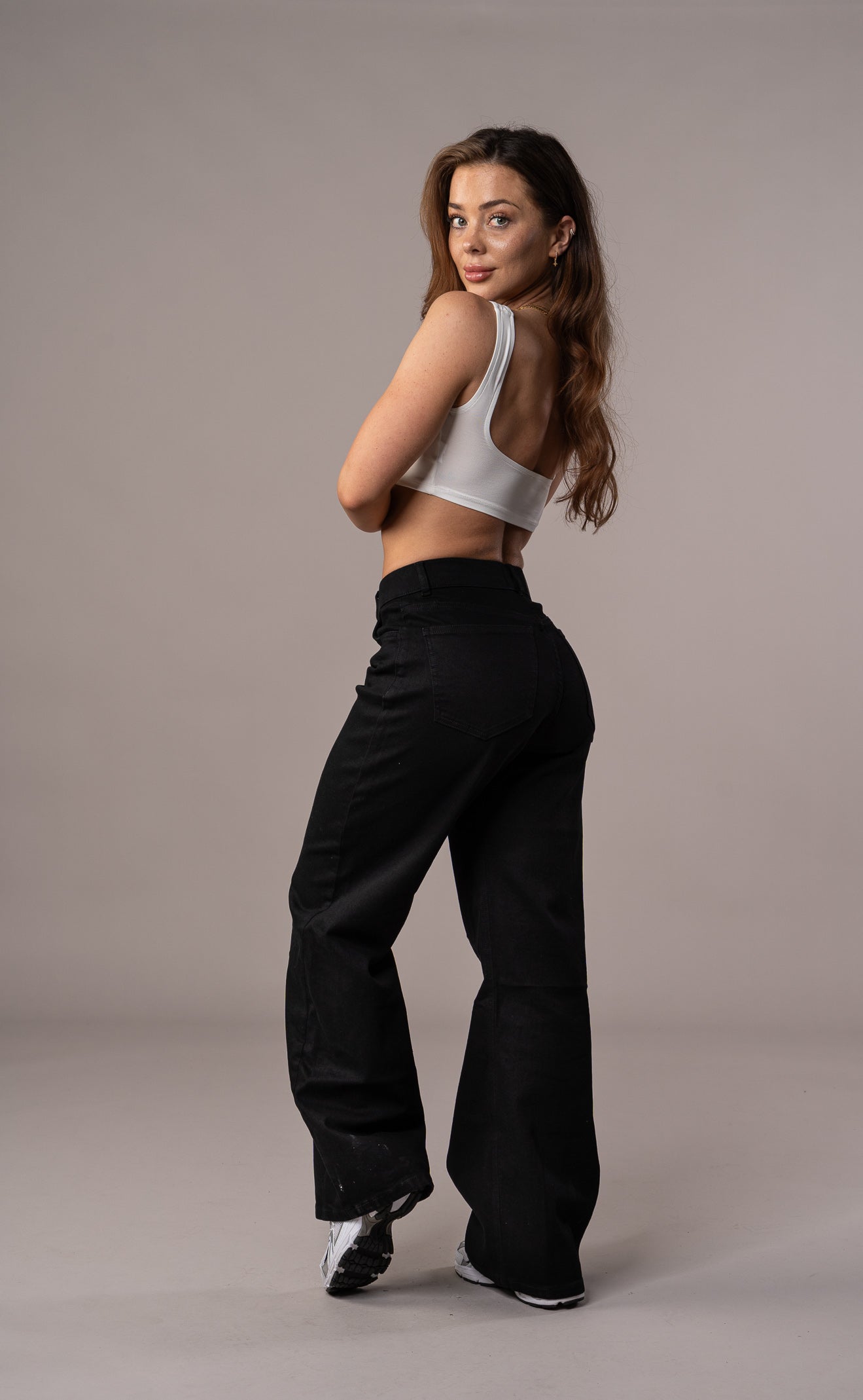 Womens Baggy Fitjeans - Black